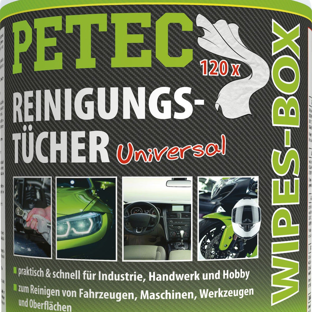 PETEC Reinigungstücher Wipes - Box 120 Stk.