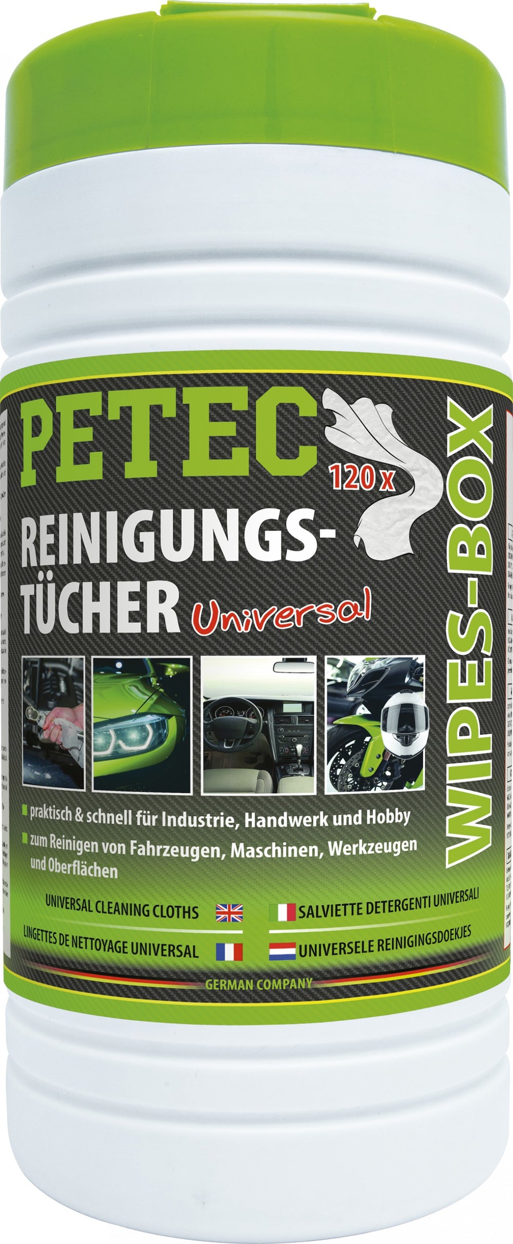 PETEC Reinigungstücher Wipes - Box 120 Stk.