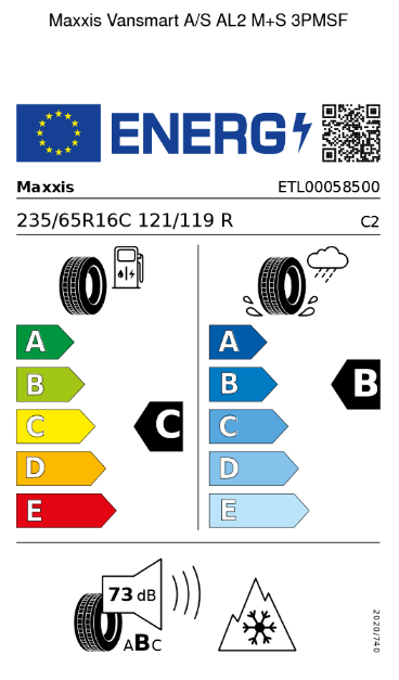 
                      
                        Ganzjahres Transporterreifen Maxxis Vansmart A/S AL2
                      
                    